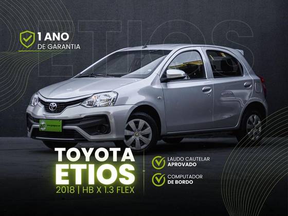 TOYOTA ETIOS 1.3 X 16V FLEX 4P AUTOMÁTICO TOYOTA ETIOS 1.3 X 16V FLEX 4P AUTOMÁTICO